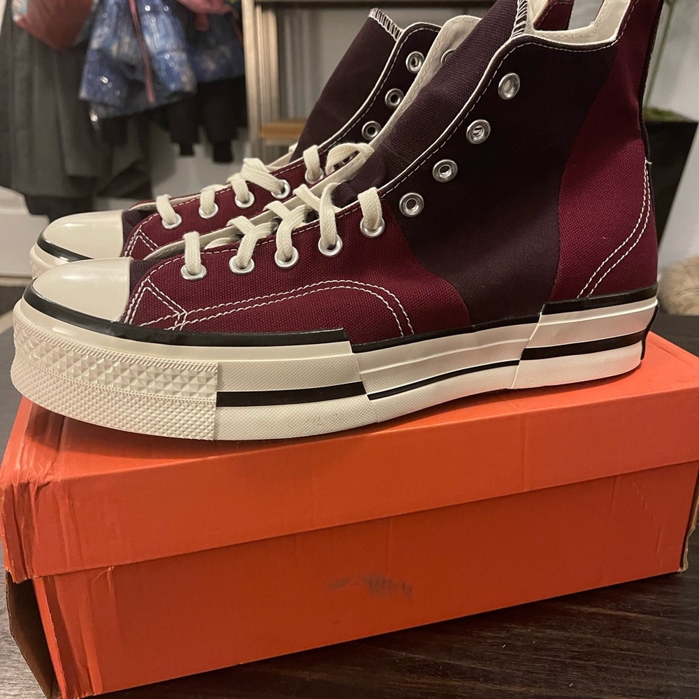 Converse Chuck Taylor Dark Beetroot/Egret/Black Men’s 12 - Picture 4 of 7